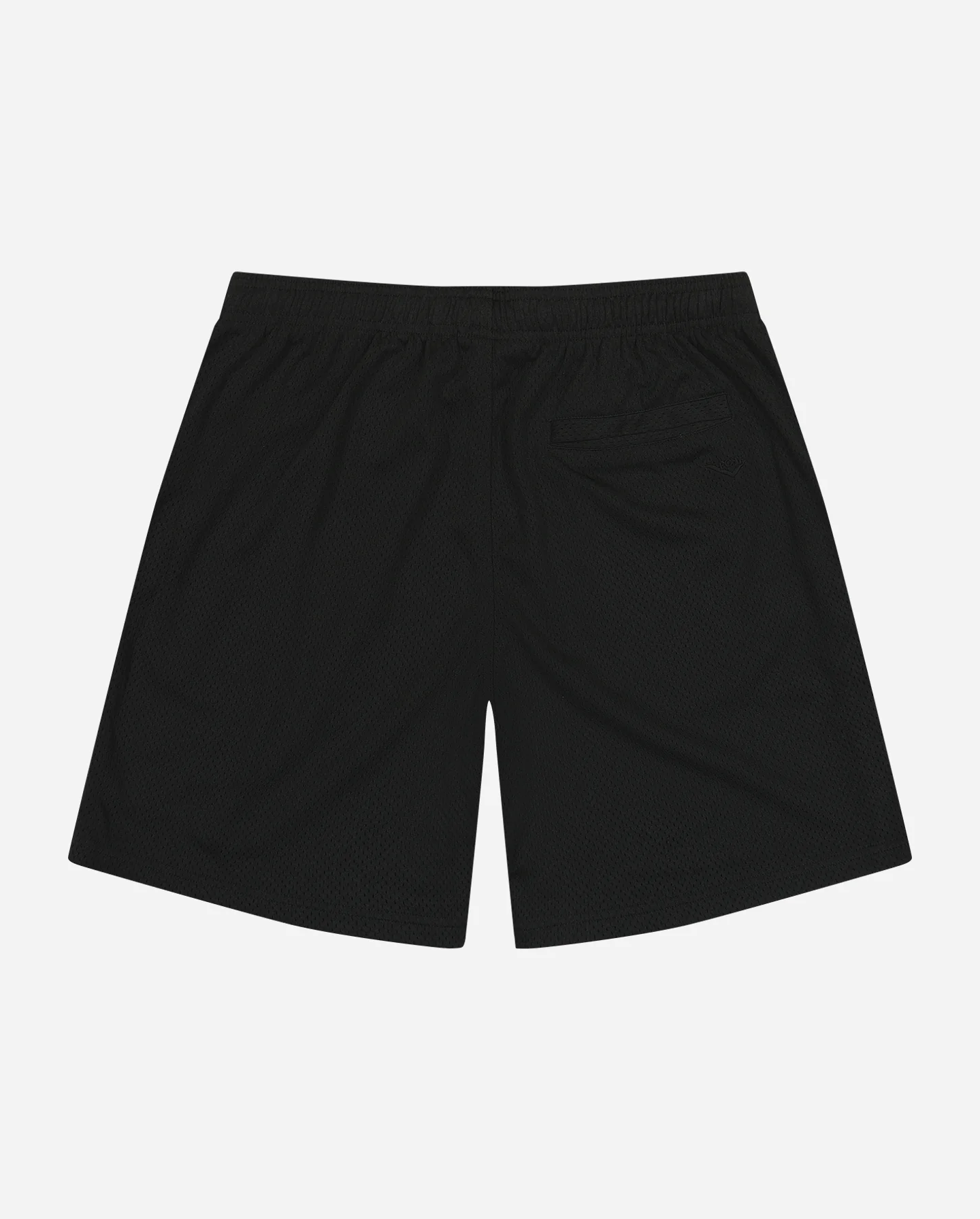 BLACK WORDMARK MESH SHORT - Image 6